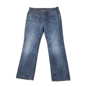 Banana Republic Jeans Mens 34x30 Cassidy Straight Denim Distressed Button Fly